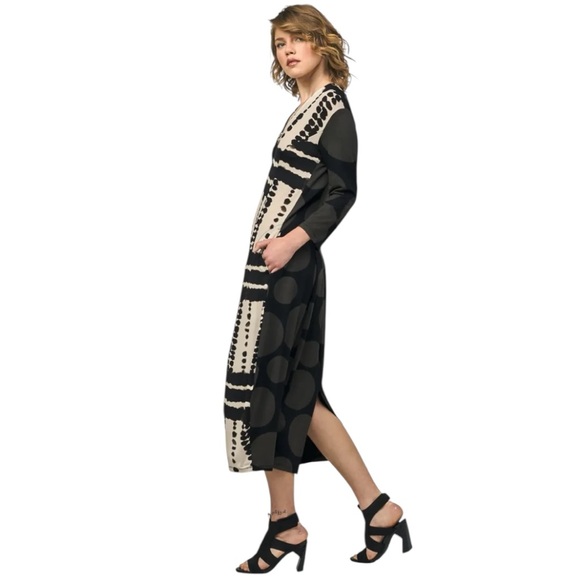 Alembika Chicha Cocoon Dress Savanna NWT Size 1 (US 6–8) Abstract Print Midi - Picture 3 of 13